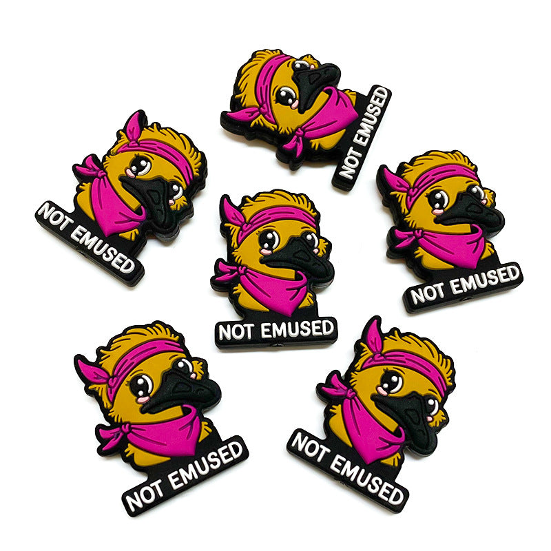 Wholesale 10pcs clown duck animal focus beads